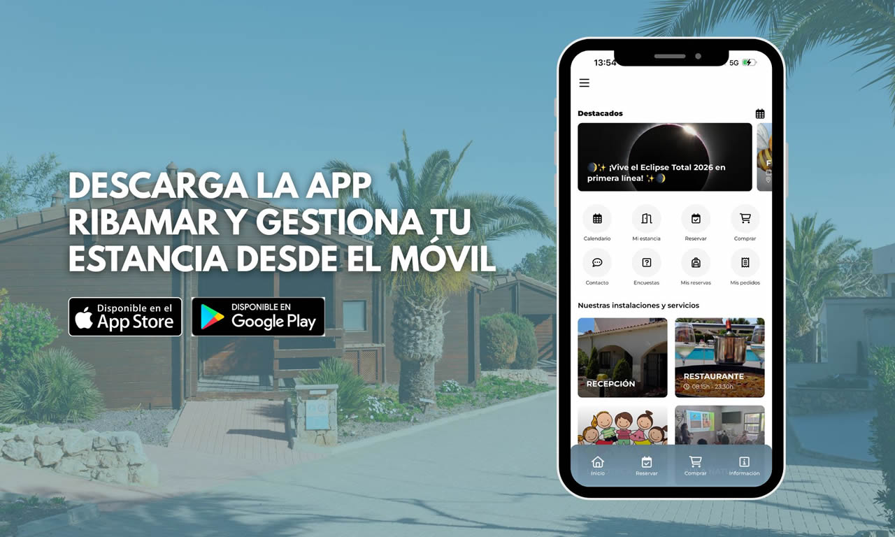 App Ribamar para gestionar servicios y extras durante tu estancia en el camping