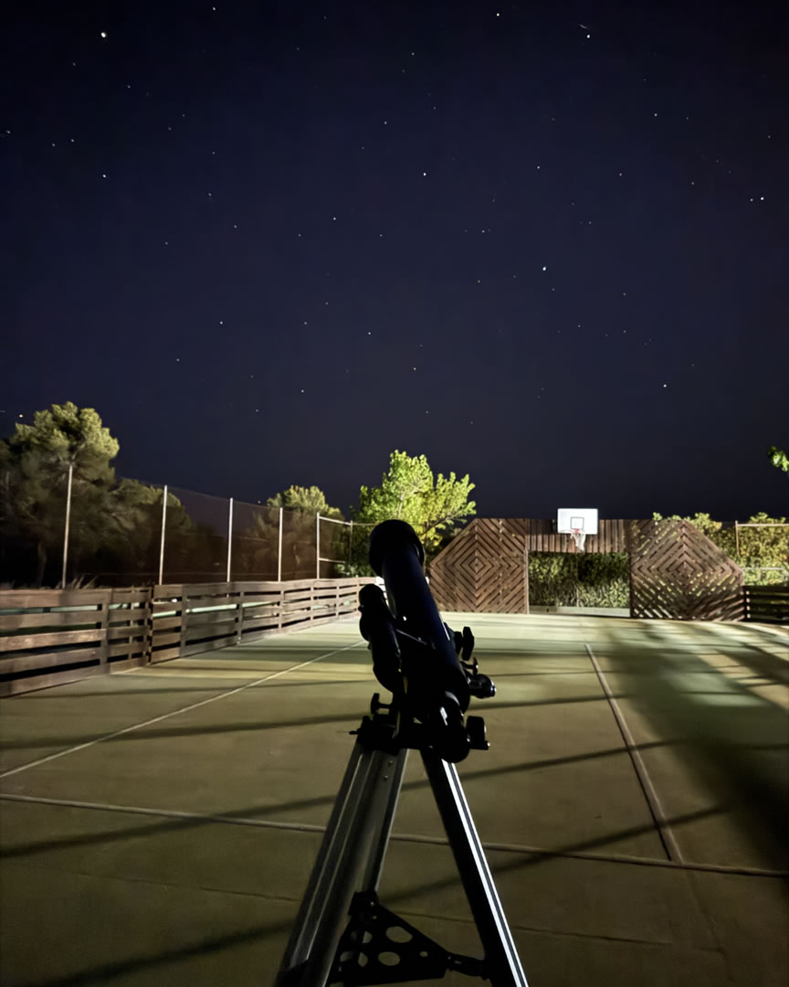 Observación astronómica nocturna en el Camping Ribamar, Serra d'Irta — AstroRibamar