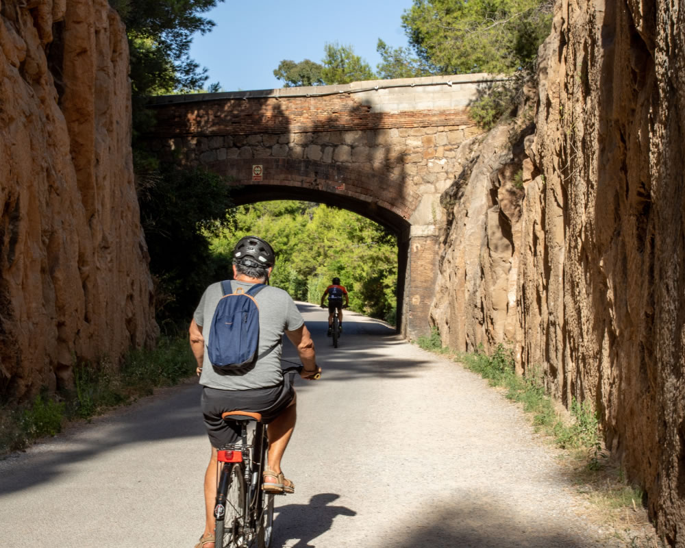 Vía Verde entre Benicàssim y Oropesa, ruta ciclista junto al Mediterráneo, Castellón