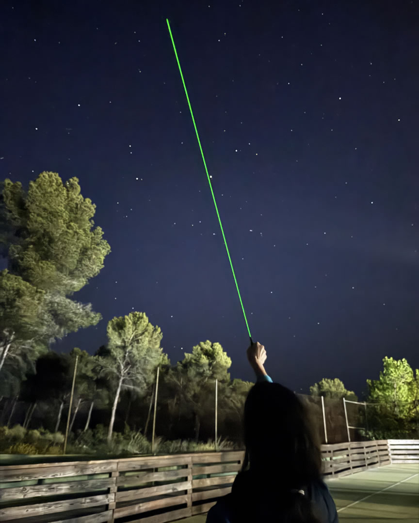 Cielo estrellado sobre el Parque Natural Serra d'Irta, Camping Ribamar, astroturismo Alcossebre